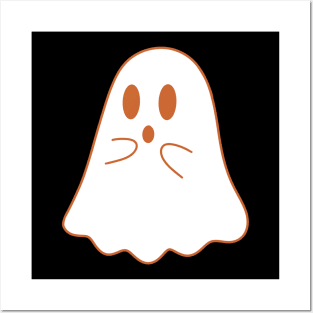 A cute, shocked ghost Posters and Art